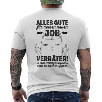 Alles Gute zum neuen Job Kurzärmliges Herren-T-Kurzärmliges Herren-T-Shirt, Motivationsgeschenk - Seseable