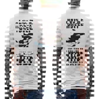 Always Be Yourself Unless You Can Be An Orca Men's T-shirt Back Print - Thegiftio