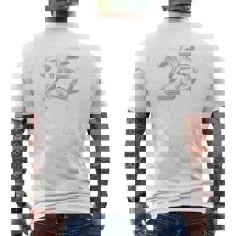Aniversario 25 Año No Globo 25 Aniversario De Bodas Sin Mangas Camiseta Hombre Estampado Espalda - Regaloses