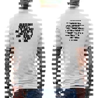 Annoying My Brother One Day At A Time Family Mens Back Print T-shirt | Seseable UK
