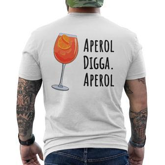 Aperol Digga Aperol Cocktail Summer Drink Aperol T-Shirt mit Rückendruck - Seseable