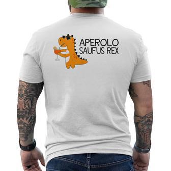 Aperolo Saufus Rex Summer Drinks T-Shirt mit Rückendruck - Geschenkecke