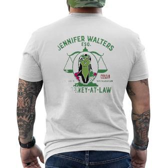Attorney At Law Mens Back Print T-shirt - Thegiftio UK