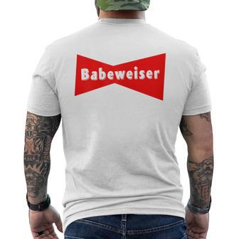 Babeweiser Babe Basic Logo Men's T-shirt Back Print - Monsterry