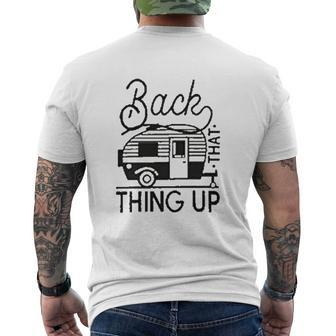 Back That Thing Up Camper Mens Back Print T-shirt - Thegiftio UK