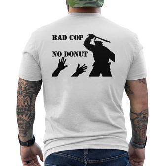 Bad Cop Tshirts Mens Back Print T-shirt - Thegiftio UK