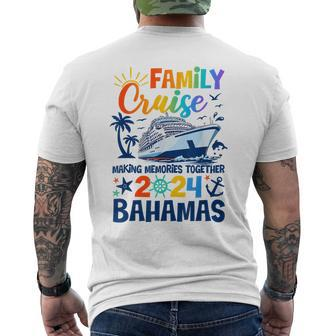 Bahamas Cruise 2024 Family Friends Group Vacation Matching Men's T-shirt Back Print - Thegiftio UK