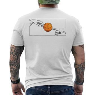 Basketball Player Hands For Basketball Players To Basketball T-Shirt mit Rückendruck - Seseable