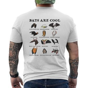 Bats Are Cool Lovely Bats Kinds Mens Back Print T-shirt - Thegiftio UK
