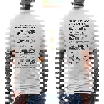 Bats Are Cool Lovely Bats Kinds Mens Back Print T-shirt - Thegiftio