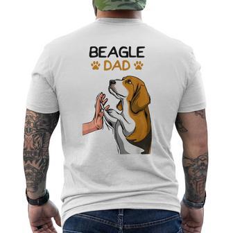 Beagle Dog Dad T-Shirt mit Rückendruck - Seseable