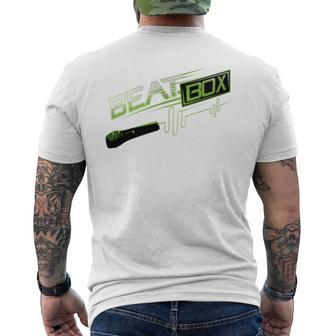 Beatbox Cute Boom Box Beat-Boxing Mic Men's T-shirt Back Print - Monsterry UK