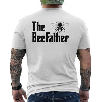 The Beefather Beekeeping Beekeeper Mens Back Print T-shirt | Mazezy
