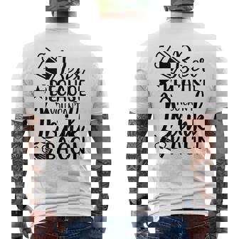 Beer Because You Cant Drink Bacon Beer Lover Mens Back Print T-shirt - Thegiftio