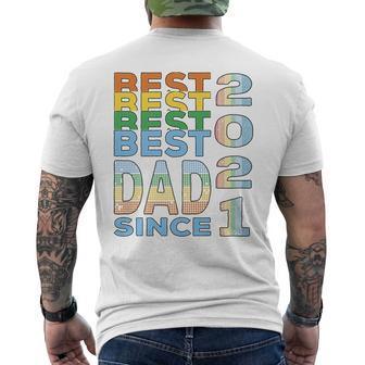 Best Dad Since 2021 Father's Day Men's T-shirt Back Print - Thegiftio UK