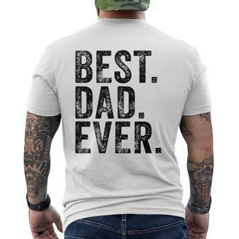 Best Dad Ever Husband Sarcastic Dad Joke Vintage Mens Back Print T-shirt | Mazezy