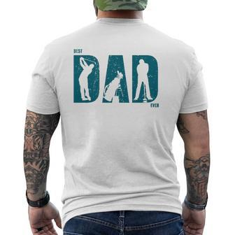 Best Golf Dad Ever Golf Dad Father's Day Mens Back Print T-shirt | Mazezy
