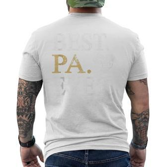 Best Pa Ever Father´S Day Birthday Best Papa Men's T-shirt Back Print - Seseable