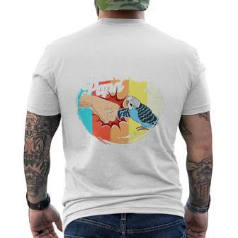 Bester Budgie Papa Bird Pet Budgie T-Shirt mit Rückendruck - Geschenkecke