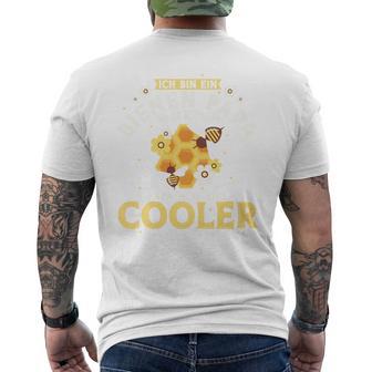 Bienen Papa Wie Ein Normaler Papa Nuriel Cooler Imker T-Shirt mit Rückendruck - Geschenkecke