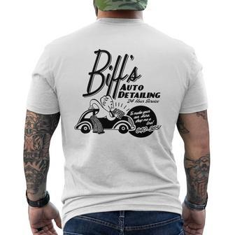 Biffs Auto Detailing Mens Back Print T-shirt - Thegiftio UK