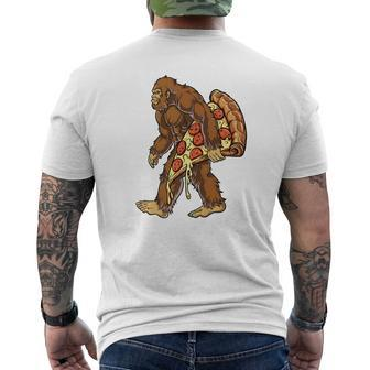 Bigfoot Pizza Kids Boys Sasquatch Food Lovers Mens Back Print T-shirt - Thegiftio UK