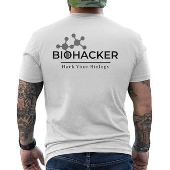 Biohacker Biohacking Your Biology Biohack Dna Men's T-shirt Back Print - Monsterry UK