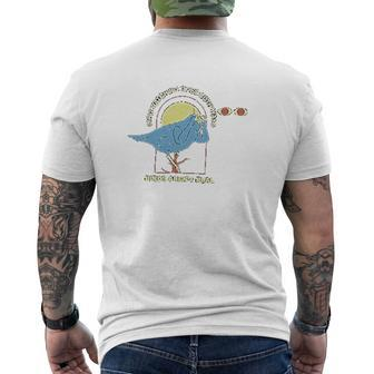 Birds Are Not Real Bird Watching Mens Back Print T-shirt - Thegiftio UK
