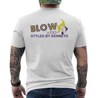 Blow 'N' Go Styles By Kenneth Men's T-shirt Back Print - Thegiftio UK