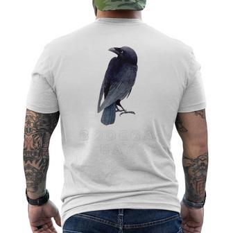 Bodega Bay Northern California Coast Crow Raven Lovers Men's T-shirt Back Print - Monsterry AU