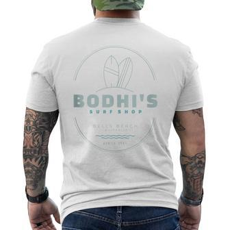 Bodhi's Surf Shop Bells Beach Australia Est 1991 Men's T-shirt Back Print - Seseable