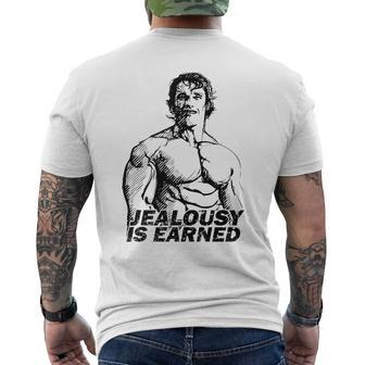 Bodybuilding Gym Inspiration Arnold Old School Golden Era Men's T-shirt Back Print - Monsterry DE