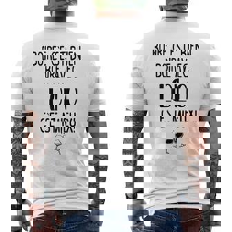 Boire C'est Bien Boire Avec Lolo C'est Mieux Avec Kiki T-shirt imprimé au dos - Cadeauxyz