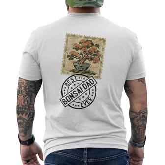 Bonsai-Papa Bonsaibaum Bonsai-Pflanzen Bonsaistempel Bonsai T-Shirt mit Rückendruck - Geschenkecke