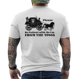 Born In 1900S Birthday For Mother's Day Father's Day Men's T-shirt Back Print - Seseable