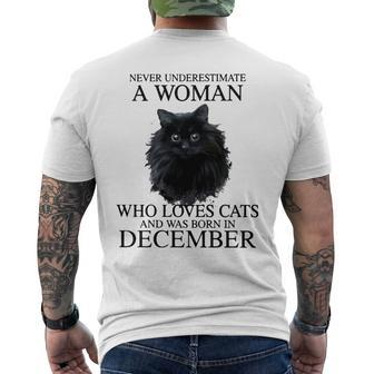Born In December Men's T-shirt Back Print - Seseable