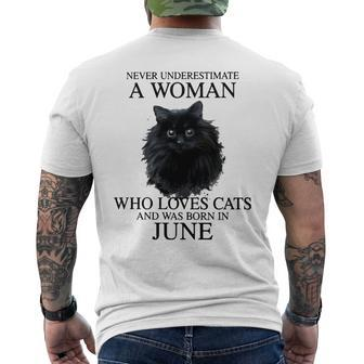 Was Born In June Men's T-shirt Back Print - Seseable