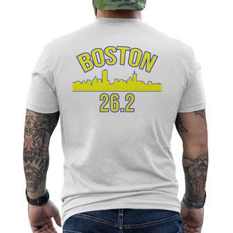 Boston 262 Miles 2019 Marathon Running Runner Men's T-shirt Back Print - Monsterry AU