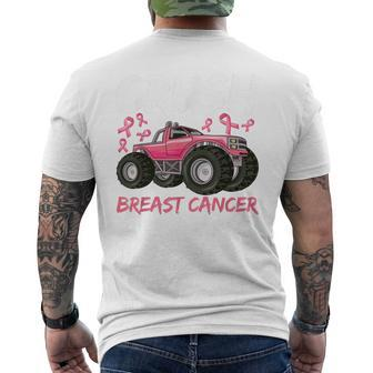 Boys Breast Cancer Awareness For Boys Kids Toddlers V2 Mens Back Print T-shirt - Thegiftio UK