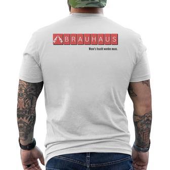 Brauhaus Wenn's Moist Was Muss T-Shirt mit Rückendruck - Seseable