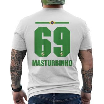 Brazil Sauf Jersey Masturbinho Sun Name T-Shirt mit Rückendruck - Seseable