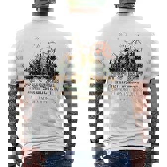 Out Of Breath Hiking Society Men's T-shirt Back Print - Seseable