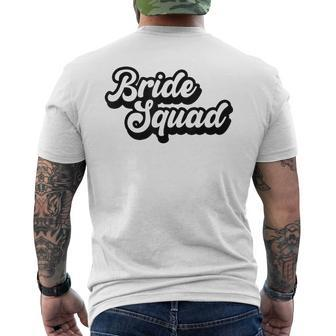 Bride Squad Bachelorette Party Hochzeit Geschenk T-Shirt mit Rückendruck - Seseable