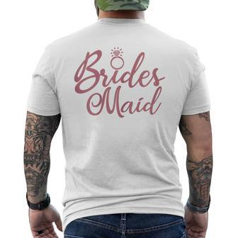 Bridesmaid Bachelorette Party Bridal Party Matching Men's T-shirt Back Print - Seseable