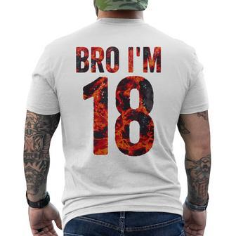 Bro I'm 18 Years Old 18Th Birthday Cool 18Th Birthday Men's T-shirt Back Print | Mazezy CA
