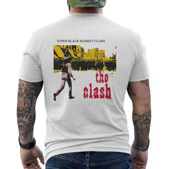 The C Super Black Market Clash Mens Back Print T-shirt - Thegiftio UK