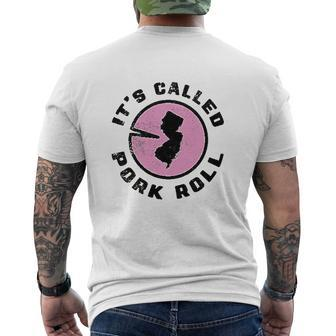 It Is Called Pork Roll Mens Back Print T-shirt - Thegiftio UK