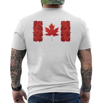 Canada Flag Canada T Canada Flag Canada Maps Men's T-shirt Back Print | Mazezy AU