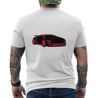Car Racing Sports Car Racing Car Cool Mens Back Print T-shirt | Seseable CA