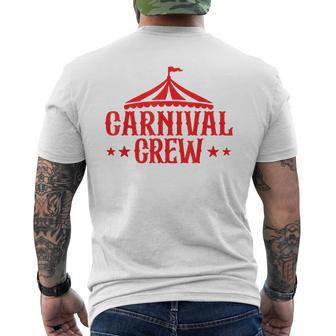 Carnival Crew For Carnival Birthday & Carnival Theme Party Men's T-shirt Back Print | Mazezy
